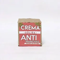 Crema sólida antimanchas