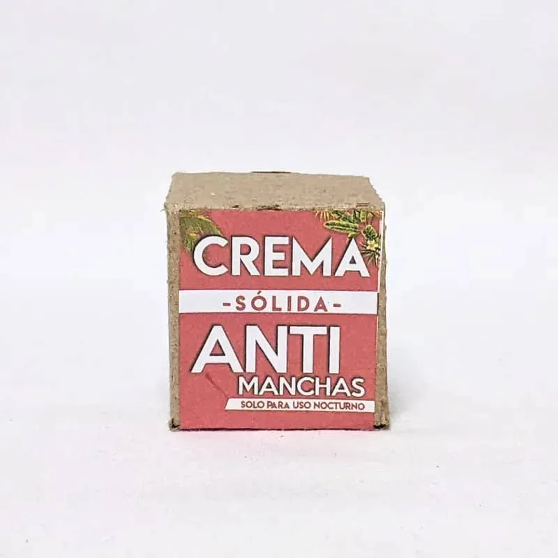 Crema sólida antimanchas