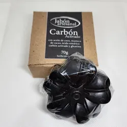 Jabón de carbón activado