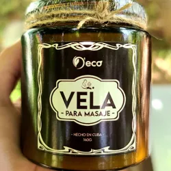 Vela para masajes