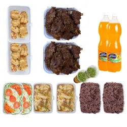 Combo para 10 personas. Costillas de cerdo asadas al carbón