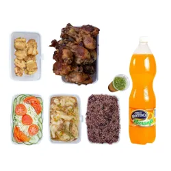 Combo para 5 personas. Pollo asado al carbón