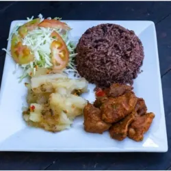 Fricasé de cerdo al carbón 