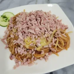 Spaguetis de Jamon