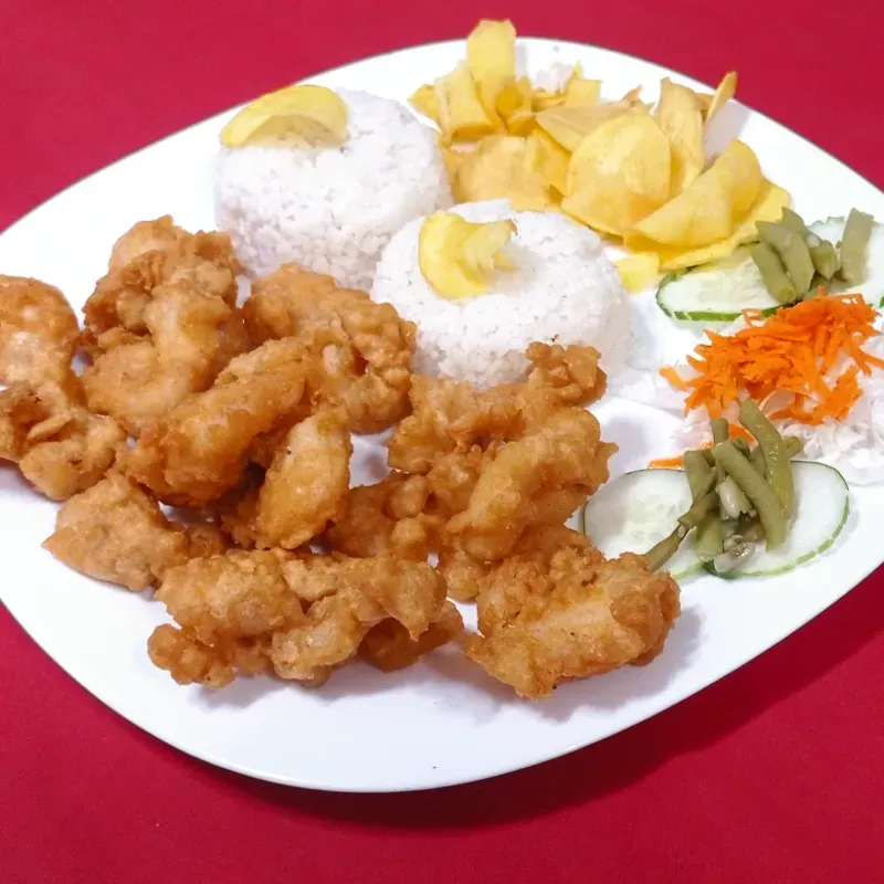 Camarones rebozados
