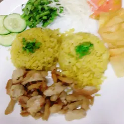 Fajitas de cerdo al ajillo