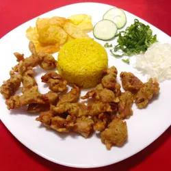 Fajitas de cerdo empanadas