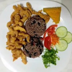 Fajitas de pollo empanadas