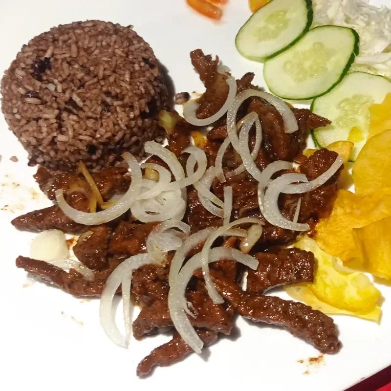 Fajitas de res salteadas