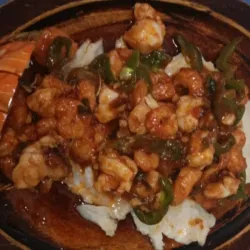 Mariscada al Alba enchilada 