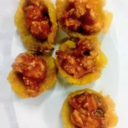 Tachinos rellenos con pescado