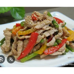Fajitas de cerdo
