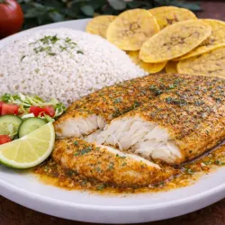 Filete de Pescado con Arroz Blanco