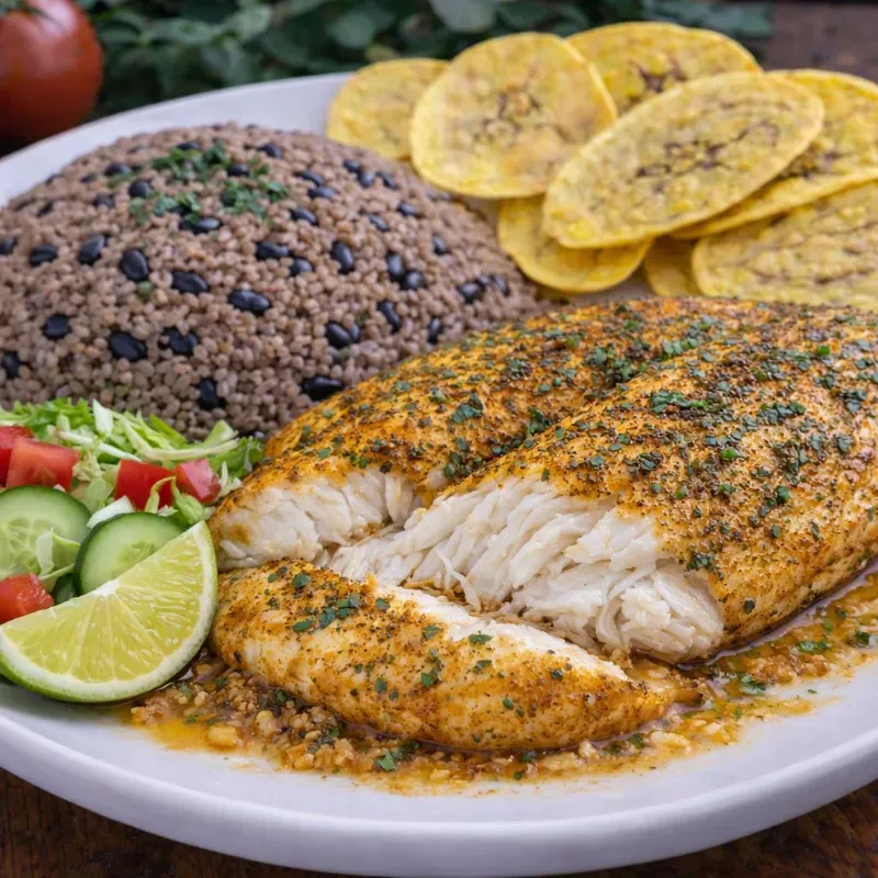 Filete de Pescado con Congris