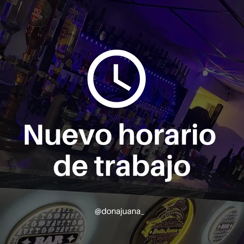 NUEVO HORARIO 