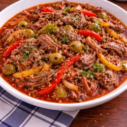  Ropa Vieja de Res 