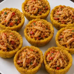 Tostones  con Cangrejo