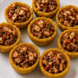 Tostones con Pulpo