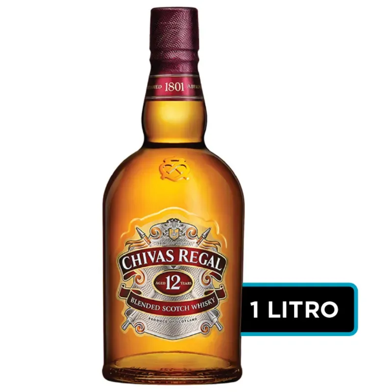 CHIVAS REGAL 12 AÑOS 1L