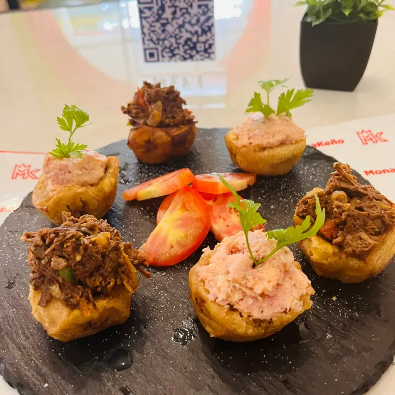 Tostones rellenos