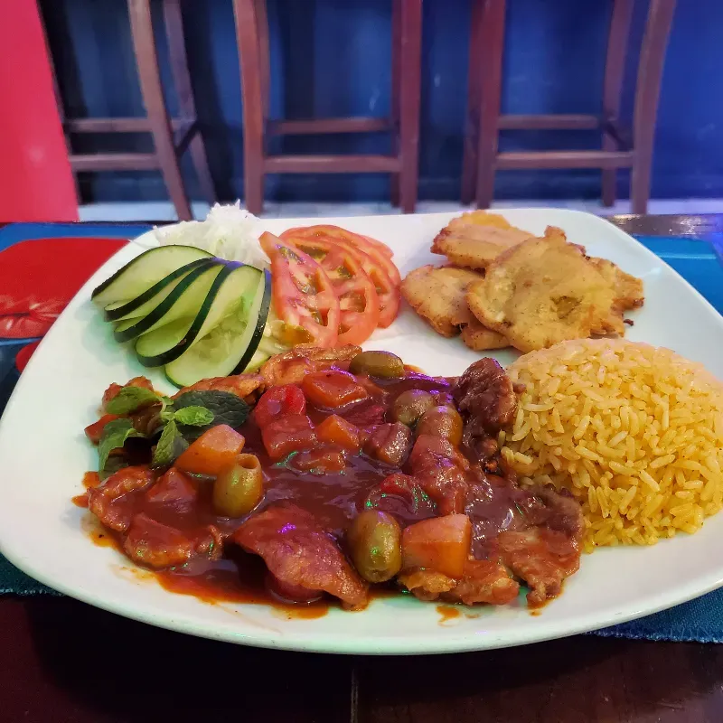 Bistec de pollo tropical 