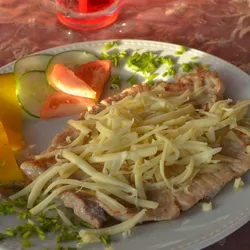Bistec de cerdo parmesano 