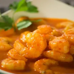 Camarón en salsa 
