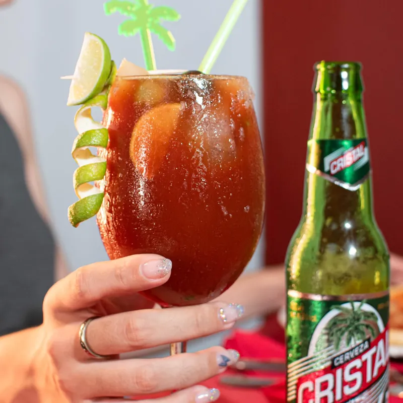 Michelada con Cerveza Nacional 