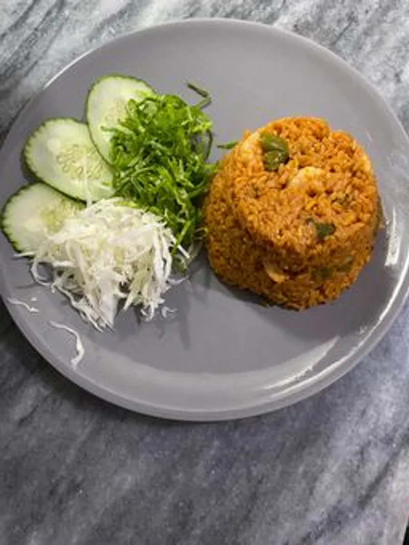 Arroz con camarones