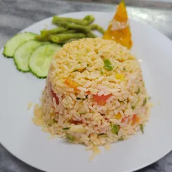 Arroz con vegetales