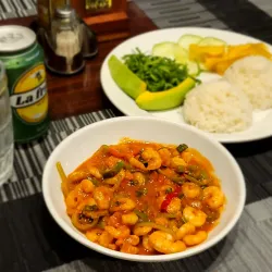 Camarón en salsa