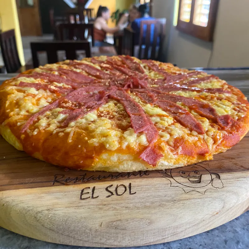 Pizza de jamón 