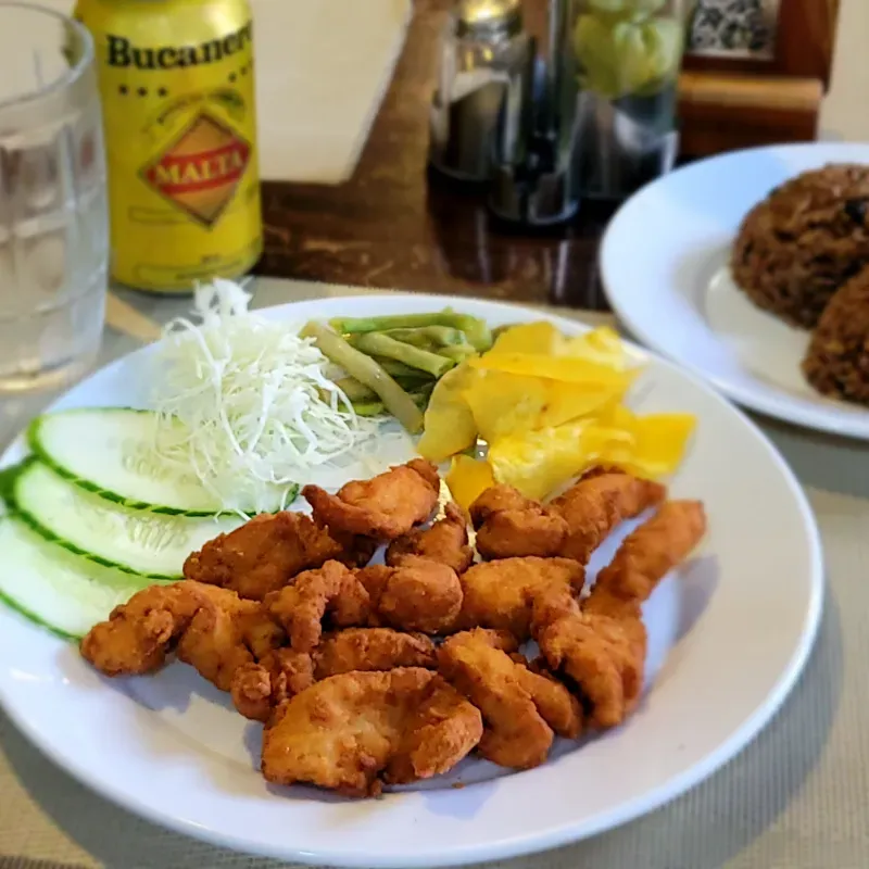 Pollo empanado