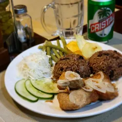 Masa de cerdo frita
