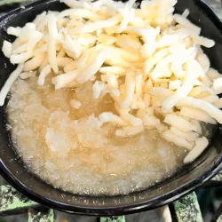 Dulce de coco con queso