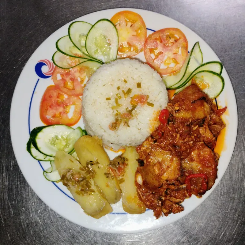 Enchilado de masa de cangrejo