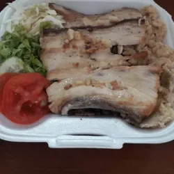 Filete de Pescado al refrito de ajo