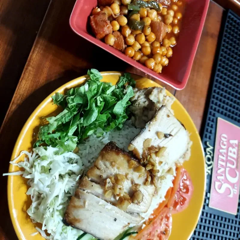 Filete de Pescado al refrito de ajo