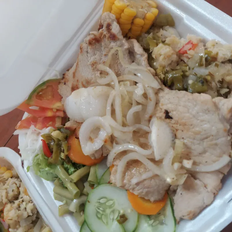 Pechuga de pollo Grille encebollada