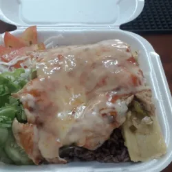 Pechuga de pollo natural Gratinado con queso Gouda