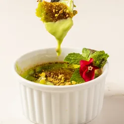 Creme Brulle de Pistacho