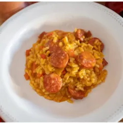 Arroz C/Chorizo Vela