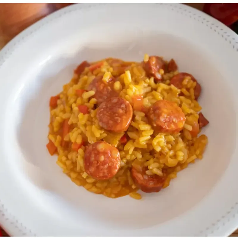 Arroz C/Chorizo Vela