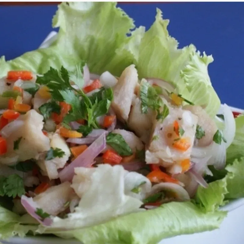 Ceviche Mixto de Pescado y Cobo