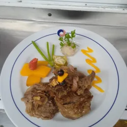 Chuleticas de Cerdo C/Salsa BBQ