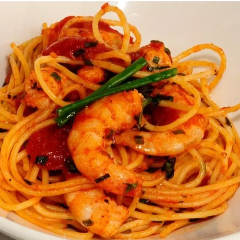 Espaguetis C/Langostino