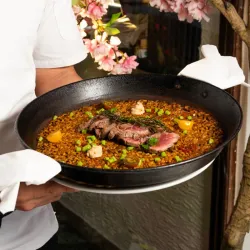 Arroz Señoret al Stracetti & Solomillo Angus