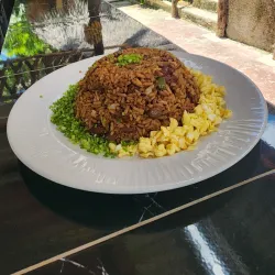 Arros frito (Cerdo)