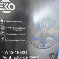 VENTILADOR DE PARED EKO