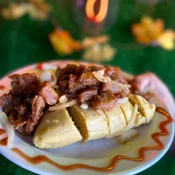 Tamal con empellas